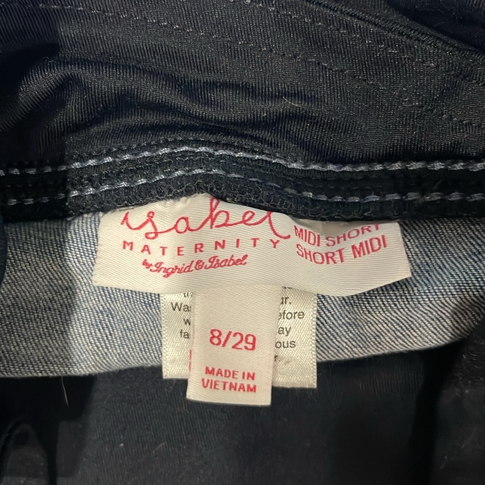 Maternity Denim Shorts - Picture 4 of 5